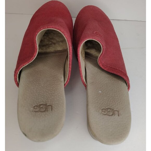 Ugg Evie Red Sparkle Clogs Shoes, Size 6, Slip On, Boho Festival, Womens - Picture 7 of 8